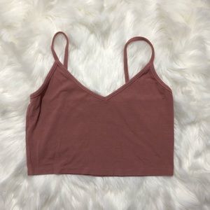 Mauve crop top